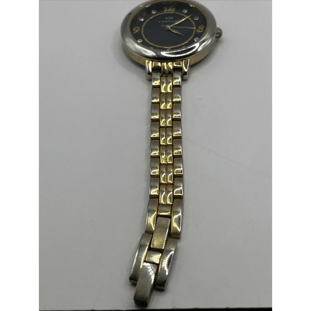 Viewpoint by Timex Women's Quartz Watch 34mm Case Black Dial-‎ New Battery